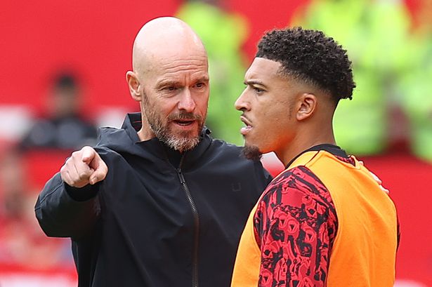 Jadon Sancho barred from Man Utd dining room by Erik ten Hag and forced to eat with kids