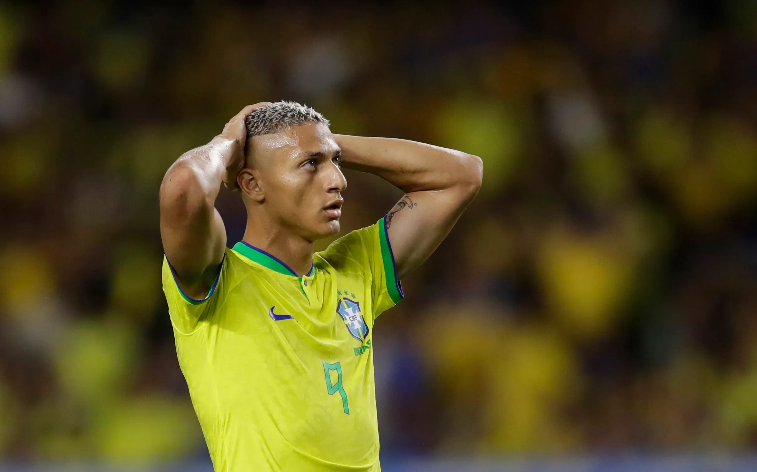 Richarlison, the Spurs striker, to seek psychological support following emotional distress caused by being substituted during a Brazil match.