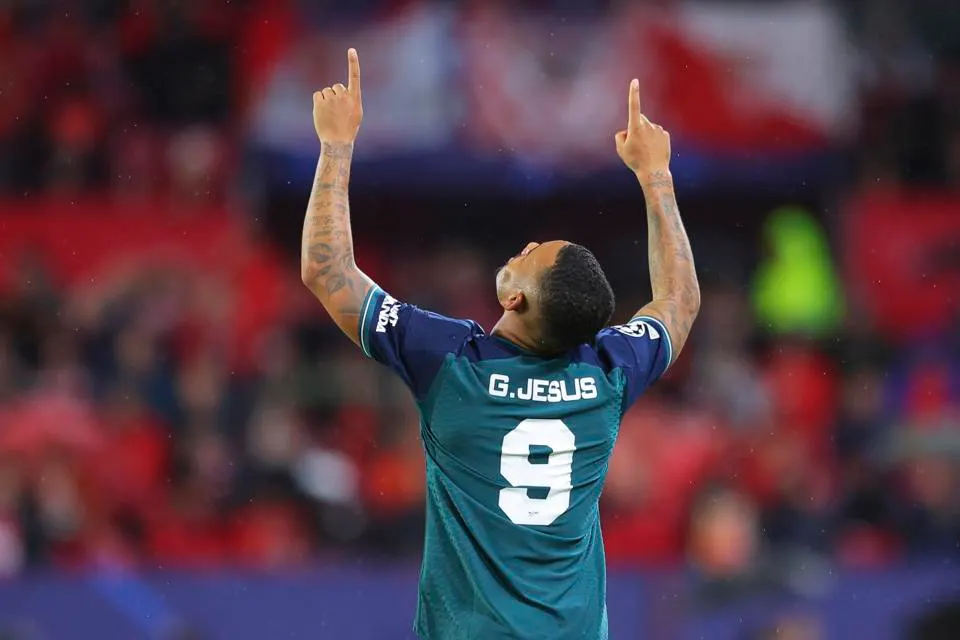 Arsenal probably would not have won three points against Sevilla in the Champions League on Tuesday if it hadn't been for Gabriel Jesus.