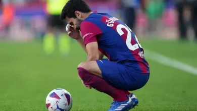 Journalist Santi Ovalle claims that Ilkay Gundogan discussed his post-match meltdown after Barcelona's El Clasico loss to Real Madrid with his teammates yesterday.